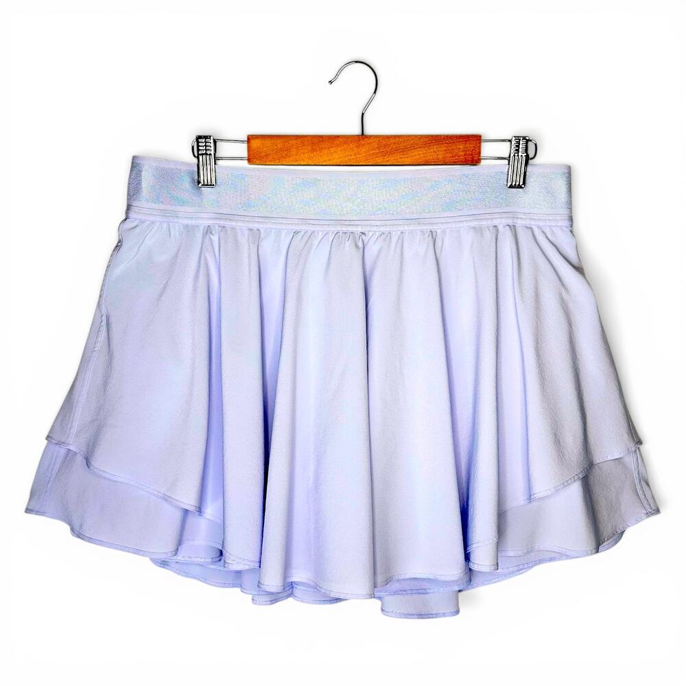 Lululemon Women's Court Rival High-Rise Skirt Size 14 Lilac Smoke W8AH4T Pastel - Picture 2 of 10